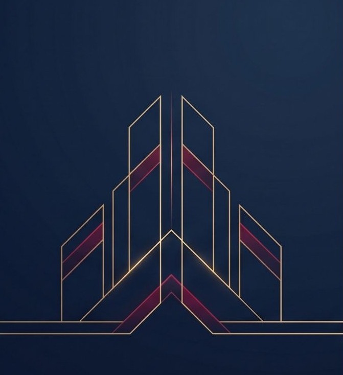 金融メディア 所得向上委員会の運営体制を象徴する建築的モチーフ