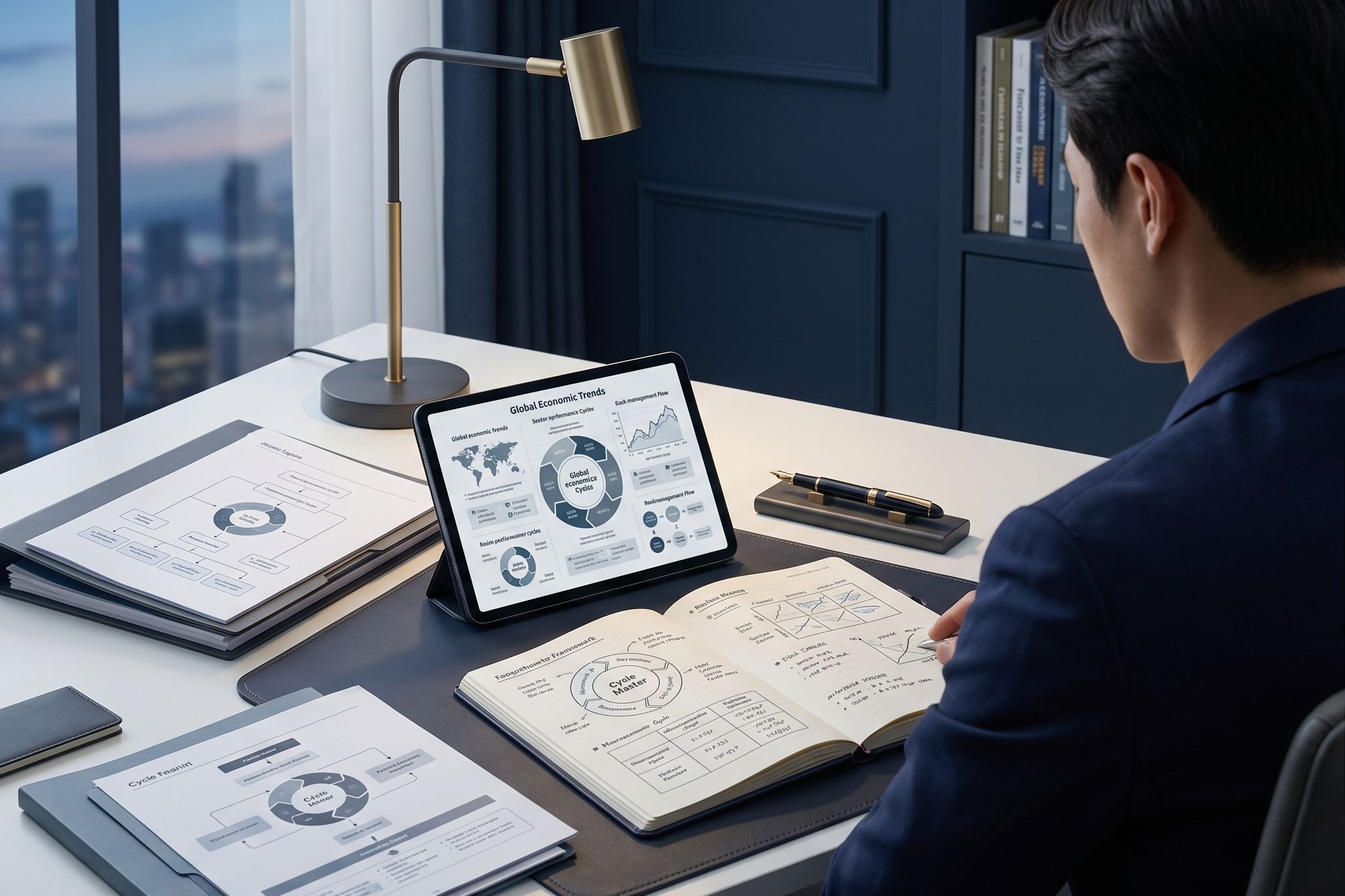 投資の考え方を体系で学ぶイメージ。判断の土台をつくるサイクル投資マスター講座